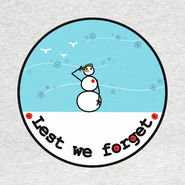 Frosty the Snowman on Remembrance Day by Musings Home Decor